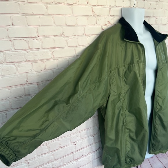 Vintage windbreaker men’s light jacket green size XL Unisex - Picture 2 of 7